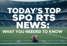 Today’s Top Sports Stories: What You Need to Know Today's Top Sports News: What You Need to Know