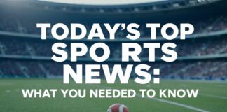 Today’s Top Sports Stories: What You Need to Know Today's Top Sports News: What You Need to Know
